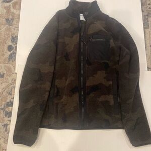 Old Navy Kids Camo Sherpa Jacket
